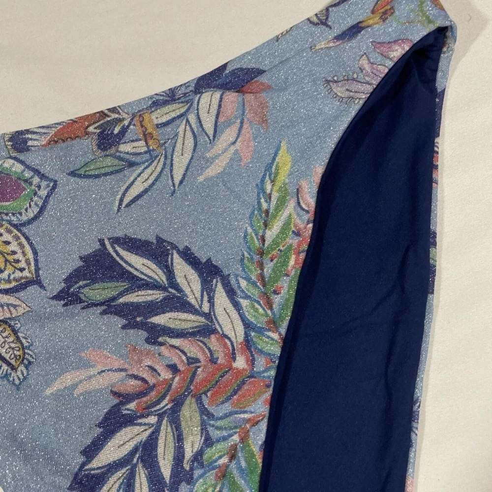 NWT BECCA [ Large ] South‎ Pacific High Waist Bikini Bottoms In Sky